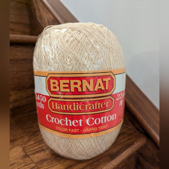 Handicrafter Crochet Cotton by Bernat size 10 100% Cotton 400g - Picture 1 of 6